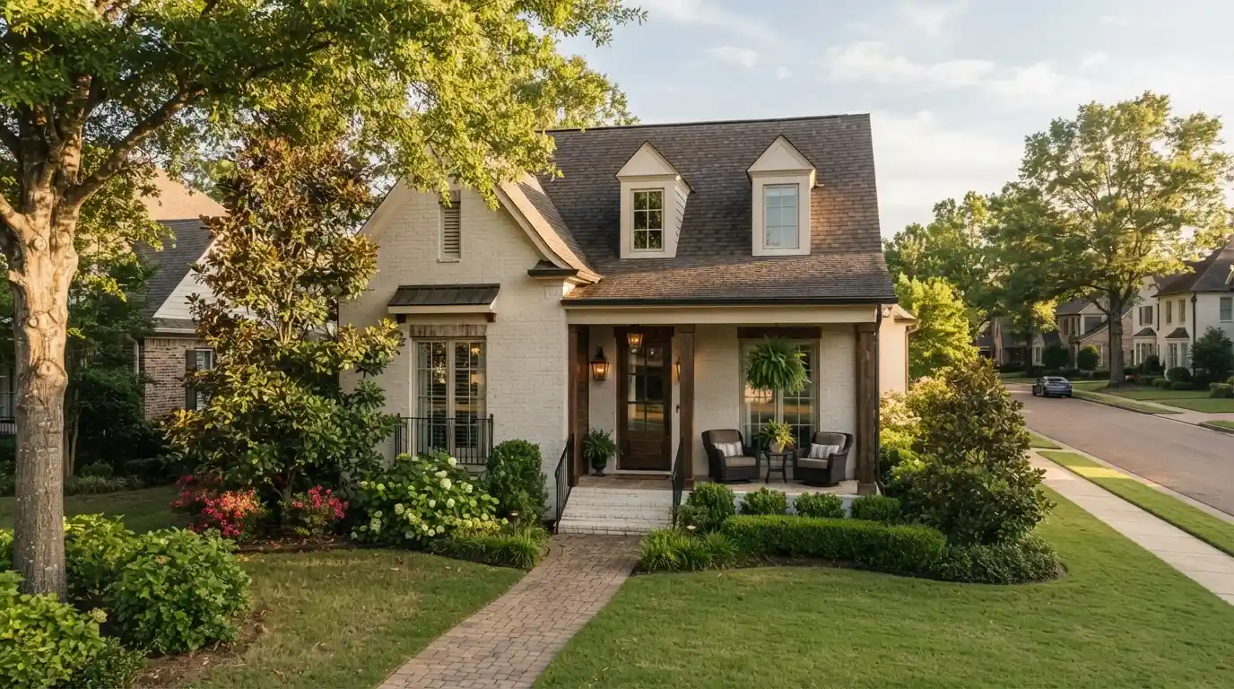Contemporary Southern-style home representing elevated living in Tupelo