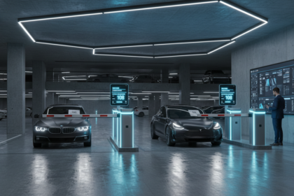 Automated parking systems using RFID technology with smart scanners and digital vehicle entry control