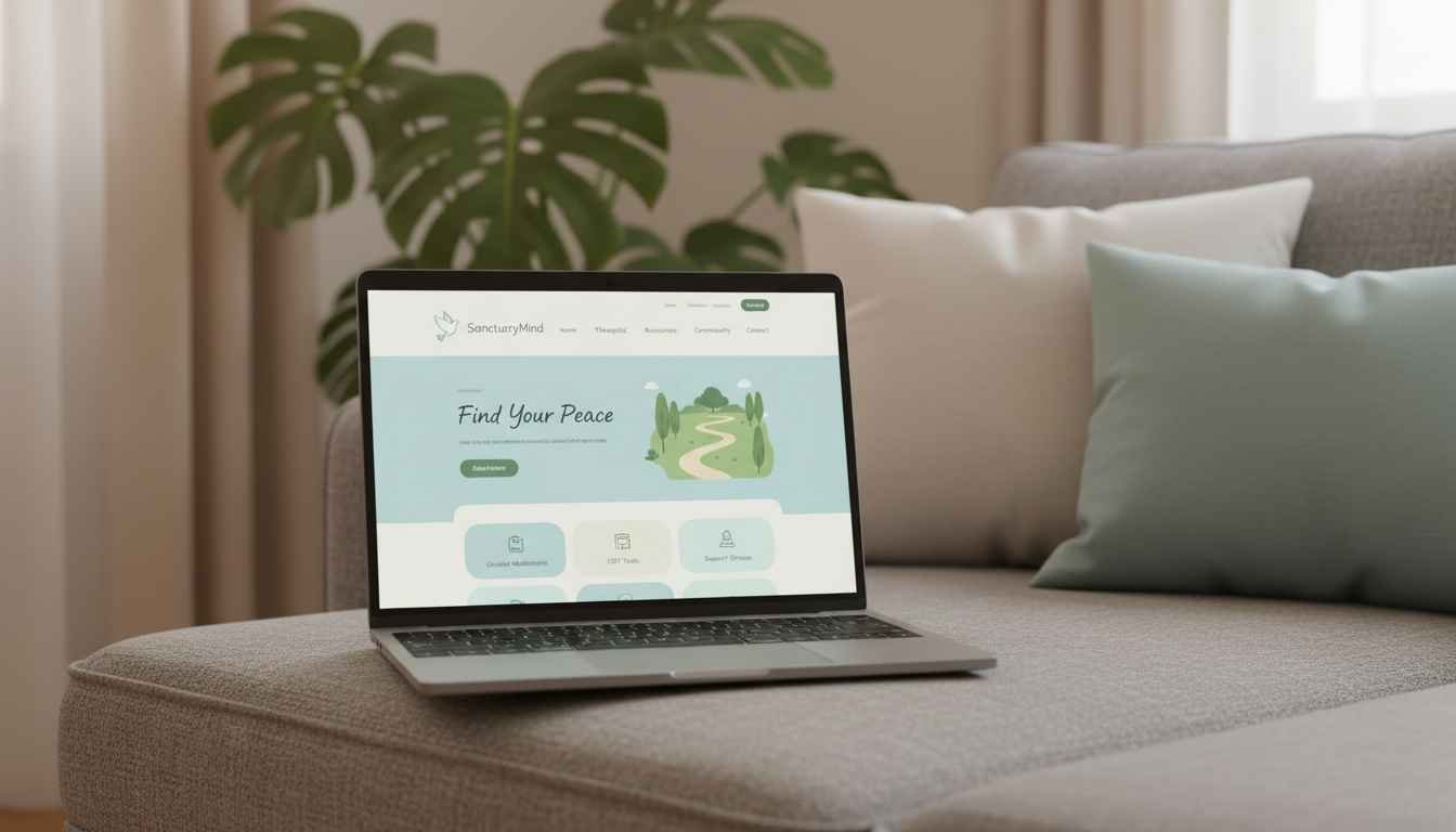 mental health website design